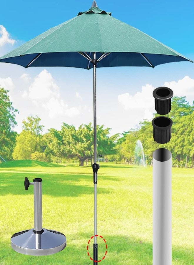 DVECUE Patio Umbrella Parasol Base Stand Hole Ring Plug Cover Cap Insert with Adjust Knobs Suit for Dia 2 Inch Umbrella Pole Adapter - Image 4
