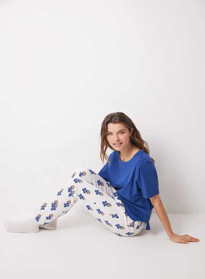 women'secret Mms Flower Pants Long Pant