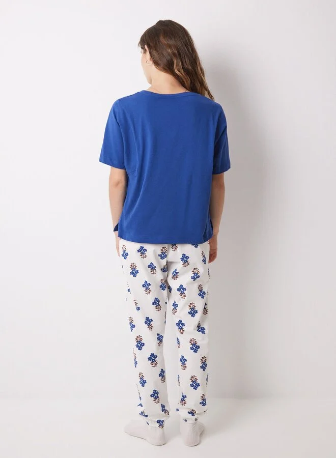 women'secret Mms Flower Pants Long Pant