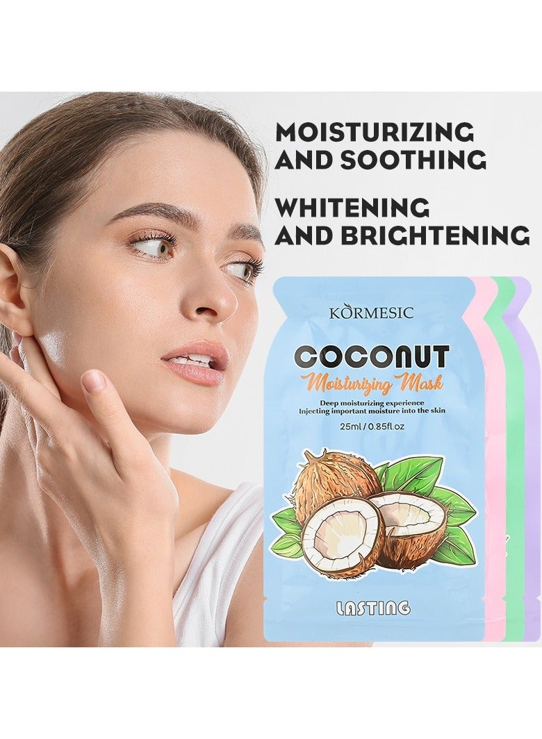 Kormesic 5 packs Coconut Hydrating Mask 25ml - Nourishing & Moisturizing - Image 3