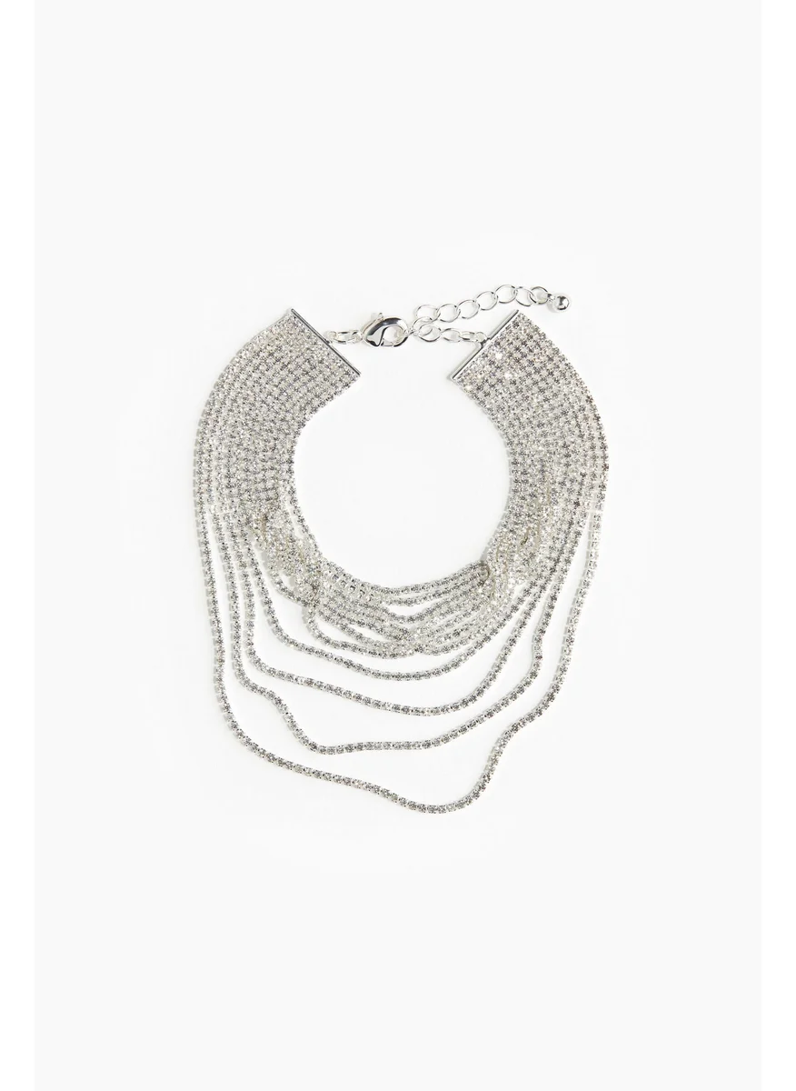 اتش اند ام Rhinestone Bracelet