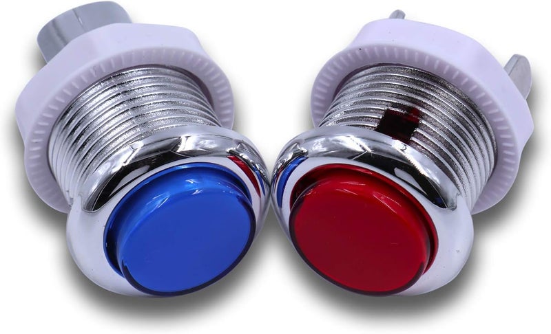 وحدة تحكم ألعاب آركيد للاعبين مع أزرار LED وطلاء كروم ومفاتيح MX ميكروسويتش وعصا تحكم 8 اتجاهات وكابل USB ومشفر وعصا DIY للكمبيوتر PC MAME وRaspberry Pi متعدد الألوان - Image 4