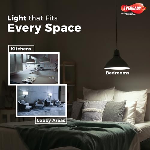Eveready 12W B22D Emergency Inverter LED Bulb| Cool Day Light (6500K) | Energy Efficient | 4 Hour Battery Backup | Li-on Battery Inside (20) - Image 4