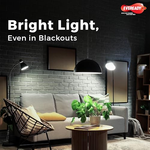 Eveready 12W B22D Emergency Inverter LED Bulb| Cool Day Light (6500K) | Energy Efficient | 4 Hour Battery Backup | Li-on Battery Inside (20) - Image 5