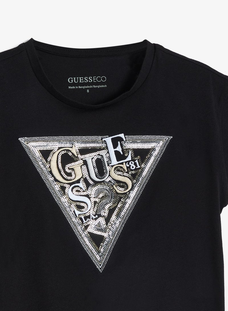 GUESS Youth Graphic Crew Neck T-Shirt - Image 4