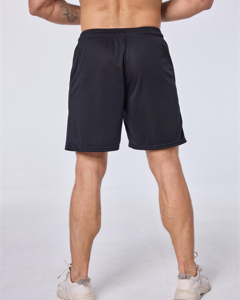 TEEPIRE Men's Athletic Shorts with Pockets and Elastic Waistband, Quick Dry Activewear Workout Short for Gym, Running - Image 2