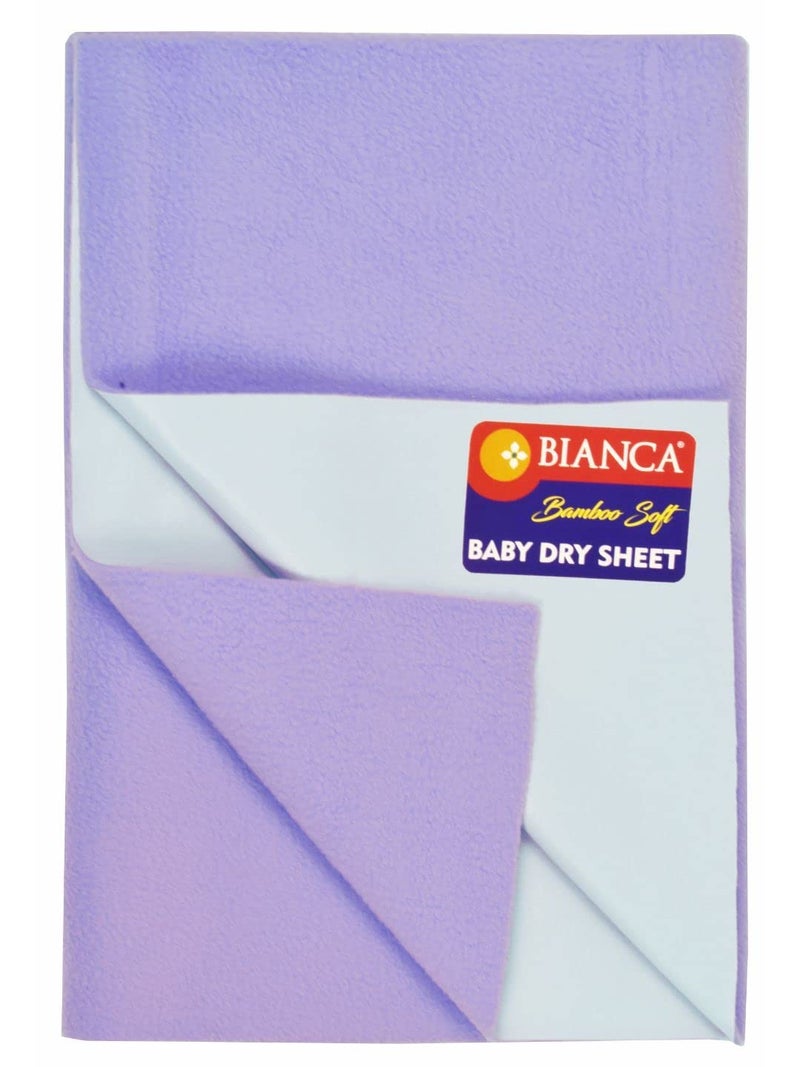 BIANCA Soft Bamboo Baby Dry Sheet, Mattress Protector -2pc Large (smartdry) | Waterproof & Breathable Anti Bacterial | Baby Dry Sheet & Mattress Protector. Smart Dry-Royal Blue/Violet - Image 4