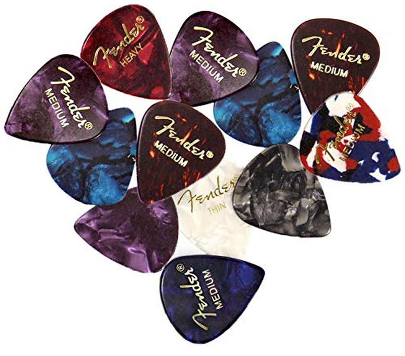 Fender Premium Picks Sampler - 12 Pack Includes Thin, Medium & Heavy Gauges (Austin Bazaar Exclusive) - Image 5
