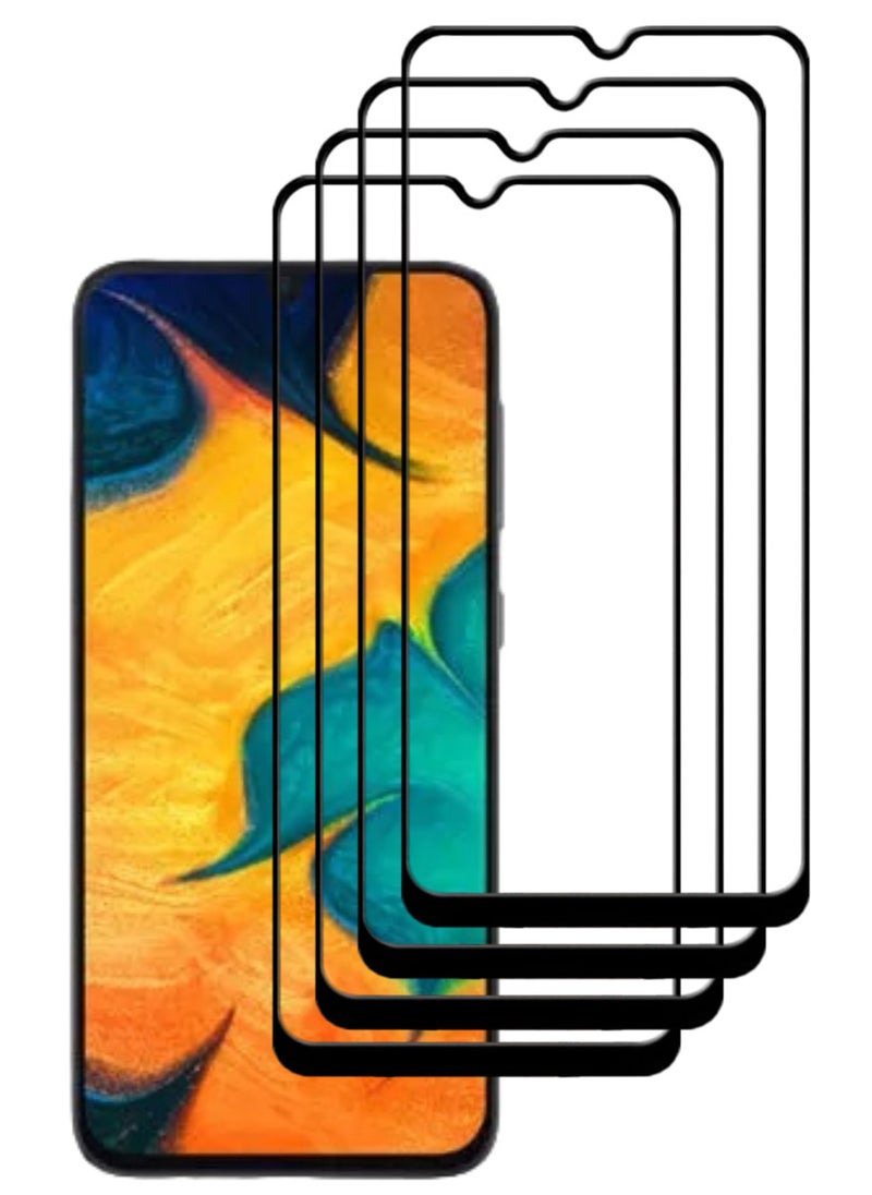 ACLIX 4 Pieces Antistatic ESD Dustproof Premium Quality High Definition Tempered Glass Screen Protector Designed For Samsung Galaxy A30 - Image 1