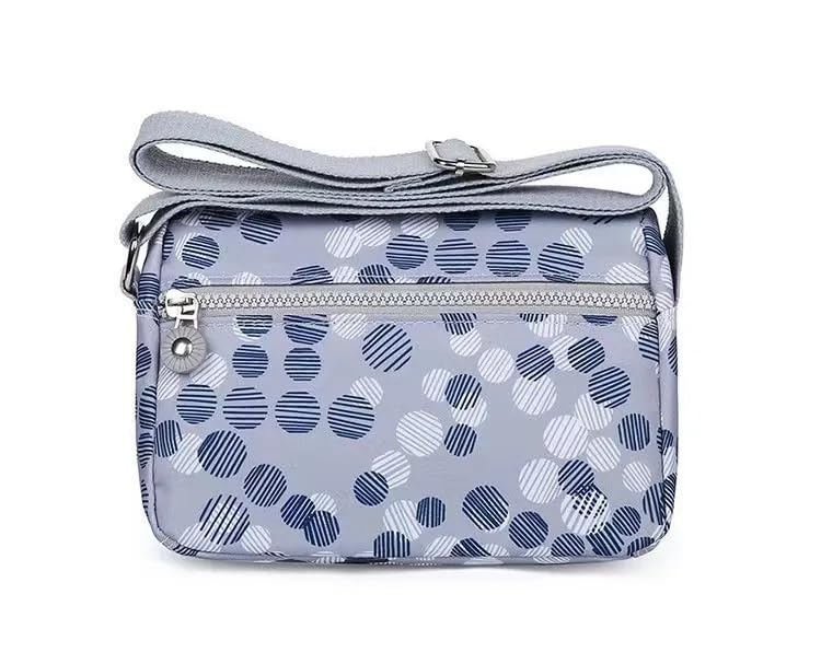 MISTYCDEP Crossbody Purse for Women, Nylon Waterproof Shoulder Purse, Messenger and travelling Bag Lightweight, Long Strap (Blue, Pack of 1) - Image 2