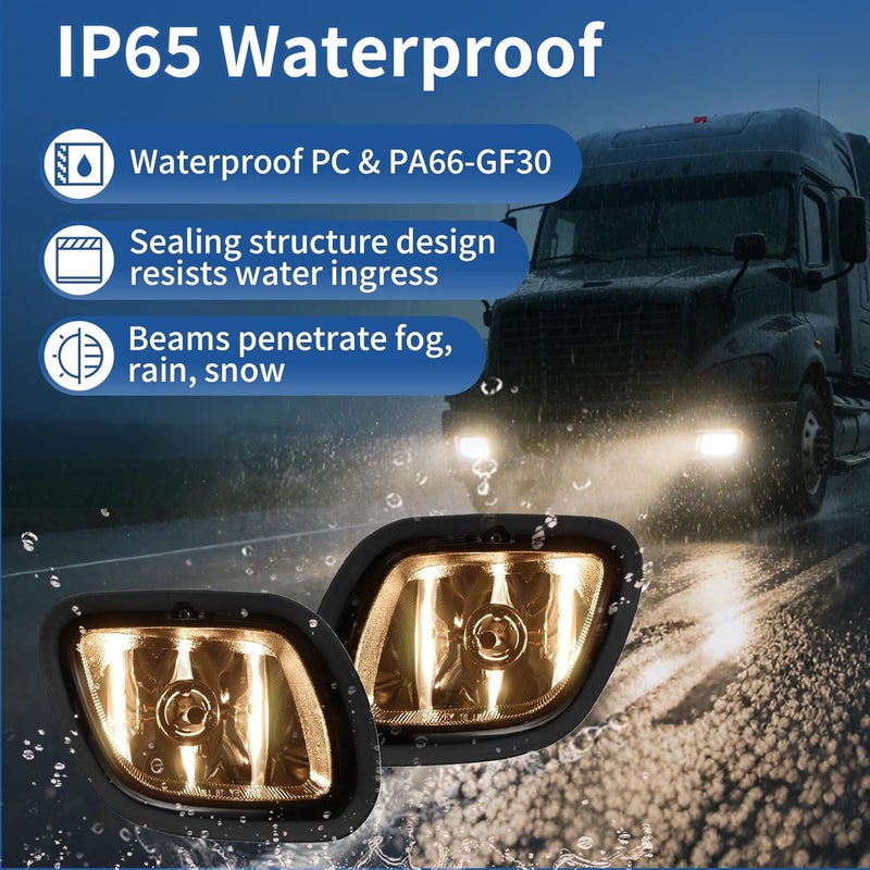 High Soar Fog Lights for Freightliner Cascadia (2008-2016) - Driver & Passenger Side Pair - Image 4
