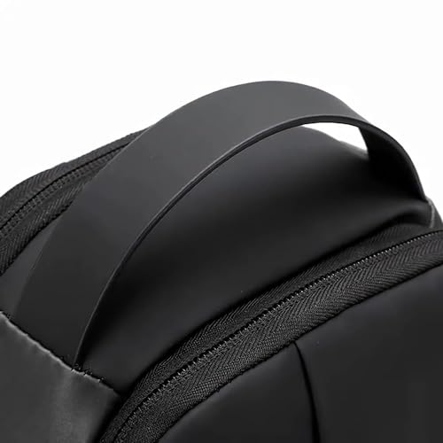 SKAIV Sling Crossbody Bag for Men Women, Mini Waterproof Backpack Shoulder Daypack Mini Anti-Theft Cross Body Chest Bags With USB Charger Port for Casual Travel Hiking Outdoor Sports (Black) - Image 5