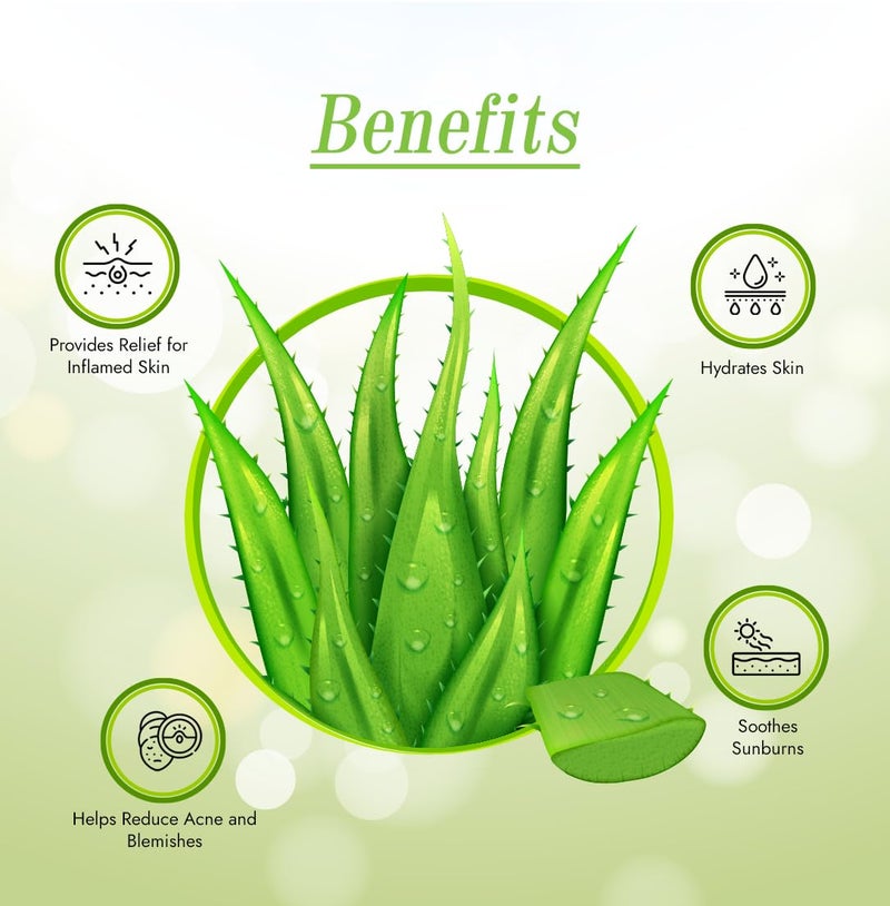 Wild & Organic Wild Organic Pure Natural Aloe Vera Gel Multipurpose Beauty Gel Daily MoisturizerHydrating Glowing Skin Acne ControlFor all skin and hair type For Men And Women 200gm  - Image 3