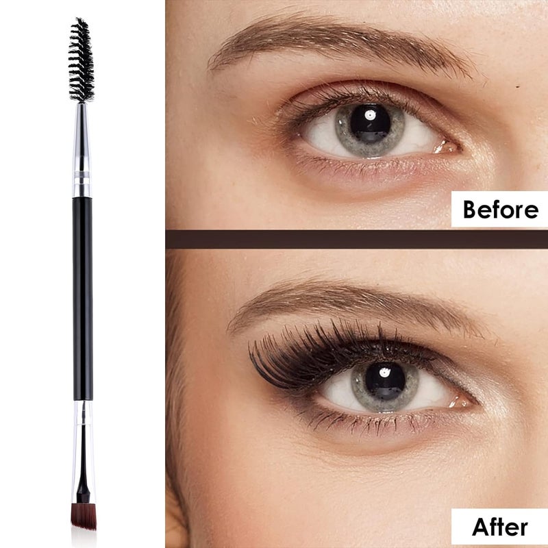 Prosopyare EyebrowBrush Double Angled EyeBrowBrushes Ultra Thin EyebrowBrush Professional Spoolie Brush Makeup Tool for Women Girl Makeup Artist Stylist - Image 4