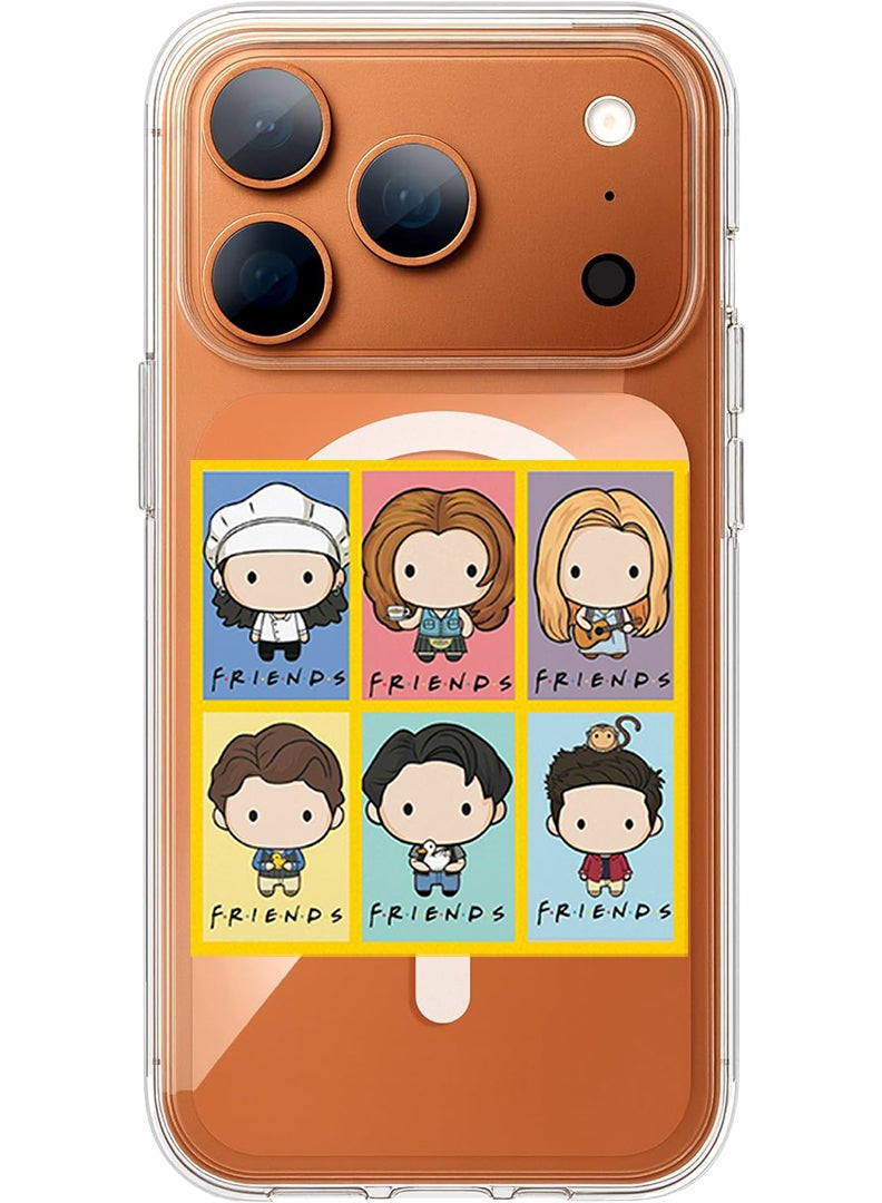 Theodor Magnetic Case for Apple iPhone 17 Pro Compatible with MagSafe Wireless Charging, Shockproof Phone Bumper Cover - Gemini - Black - Image 1