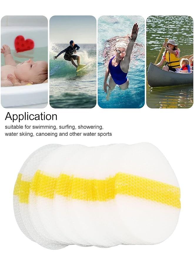 Excefore Baby Waterproof Ear Stickers 30 Pcs Disposable Ear Covers Baby Waterproof Ear Protector For Swimming Showering Surfing Snorkeling And Other Water Sports Kids - Image 3