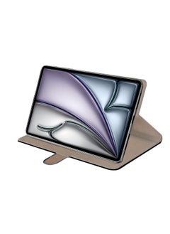 Wtech PU Leather Magnetic Closure Flip Case Cover For Apple iPad Air 13 5G 2024 13 Inch Black  - Image 4