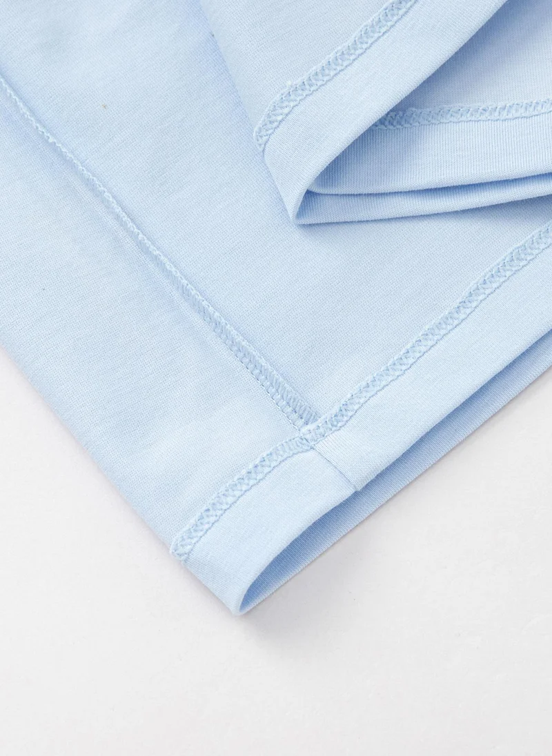 Balabala Blue Toddler Boys Round v-neck short-sleeved T-shirt for Men | Best Price UAE