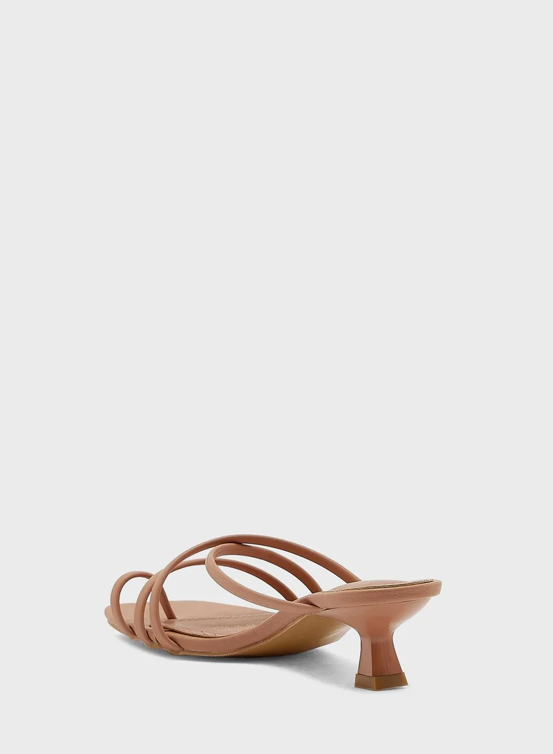 ELLA Strappy Toe Post Mule Sandal