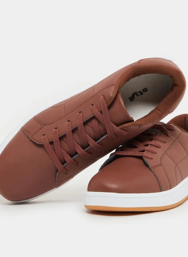 Styli Platform Sole Lightweight Lace Up Sneakers