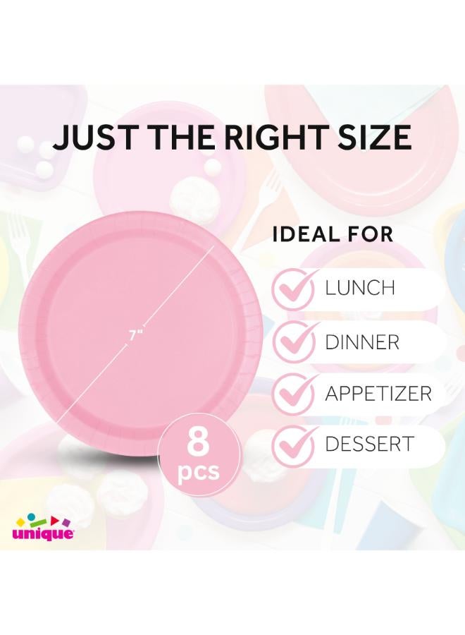Unique Lovely Pink 7" Plates - Image 2