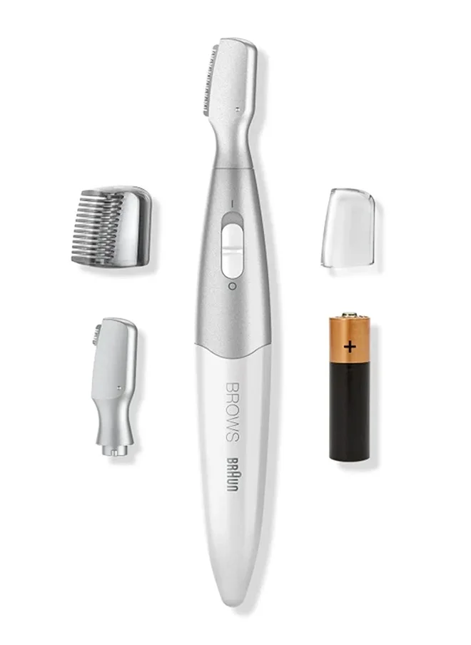 BRAUN Mini Precision Trimmer With 4 Extras Include High Precision Head White FG1106