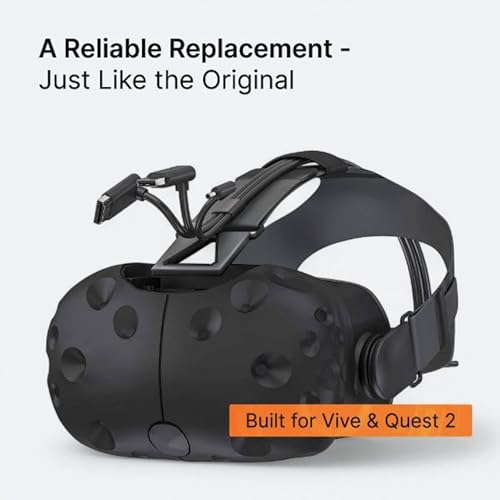 Skywin كابل سكاي وين 3 في 1 متوافق مع HTC Vive (5 أمتار / 16 قدم) ، كابل اتصال 3 في 1 بديل لسماعة HTC Vive وصندوق الربط (أسود) - Image 3