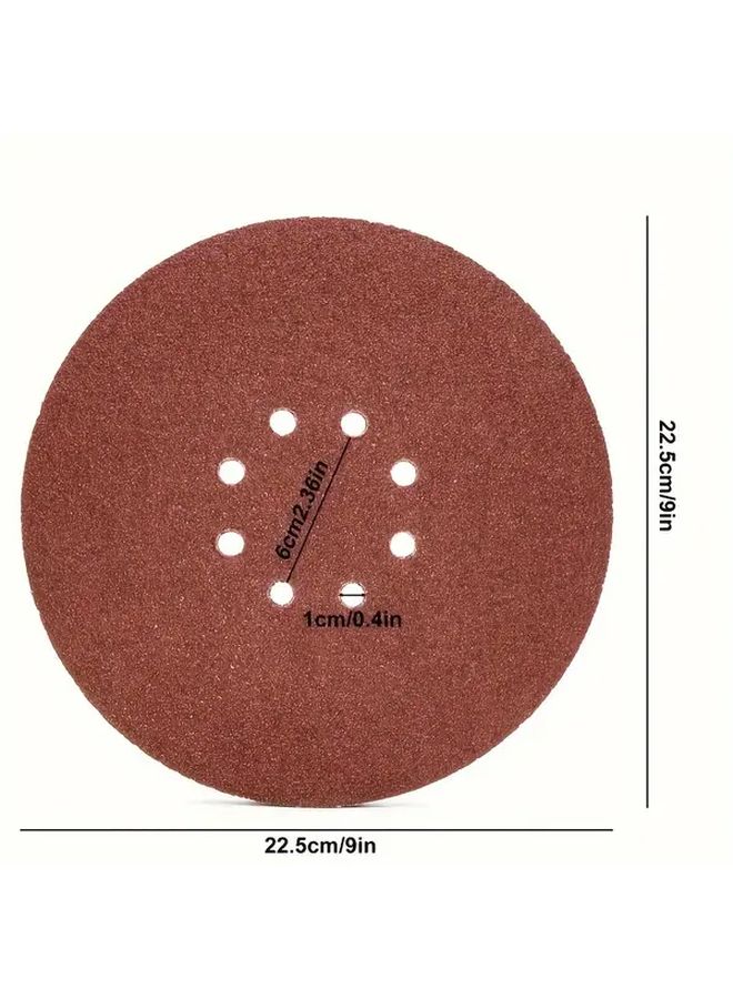 320 Grit 20Pcs 9 Inch 8 Hole Hook Loop Drywall Sanding Discs For Wall Sanding Machines - Image 3