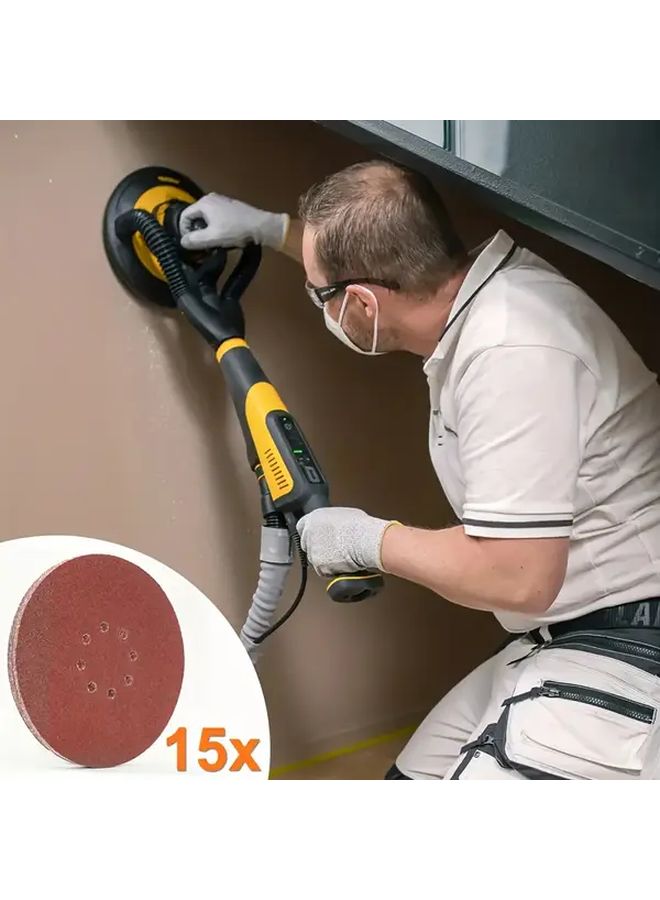 320 Grit 20Pcs 9 Inch 8 Hole Hook Loop Drywall Sanding Discs For Wall Sanding Machines - Image 5