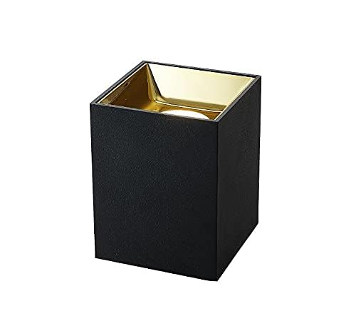 CITRA 18W LED Indoor Outdoor Ceiling Lamp Square Cube Drum Cylinder Black Gold Wall Light 4000k Waterproof (Natural White) - Image 2