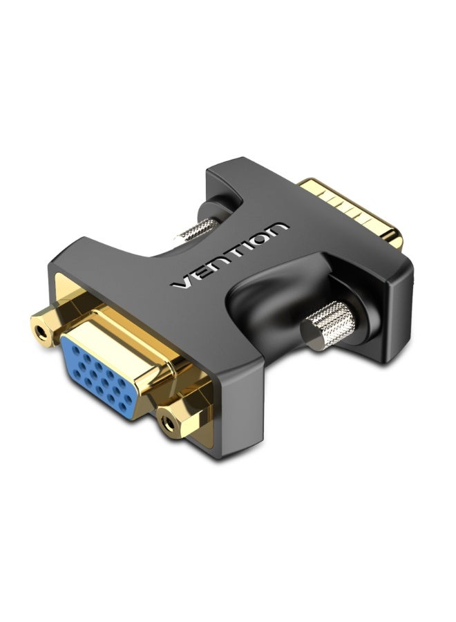 VENTION VGA Male to Female Adapter Black Model # DDFB0 - Image 1