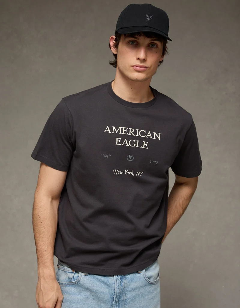 American Eagle AE Logo Graphic T-Shirt