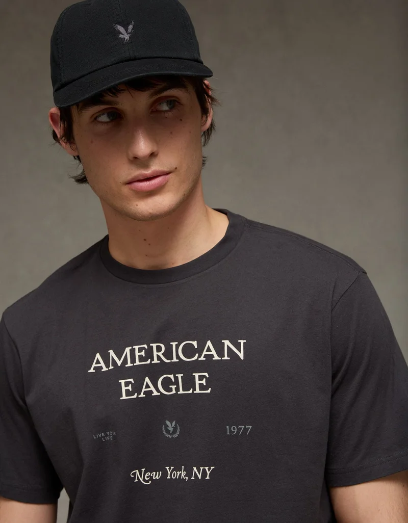 American Eagle  AE Logo Graphic T-Shirt for Men | Best Price UAE