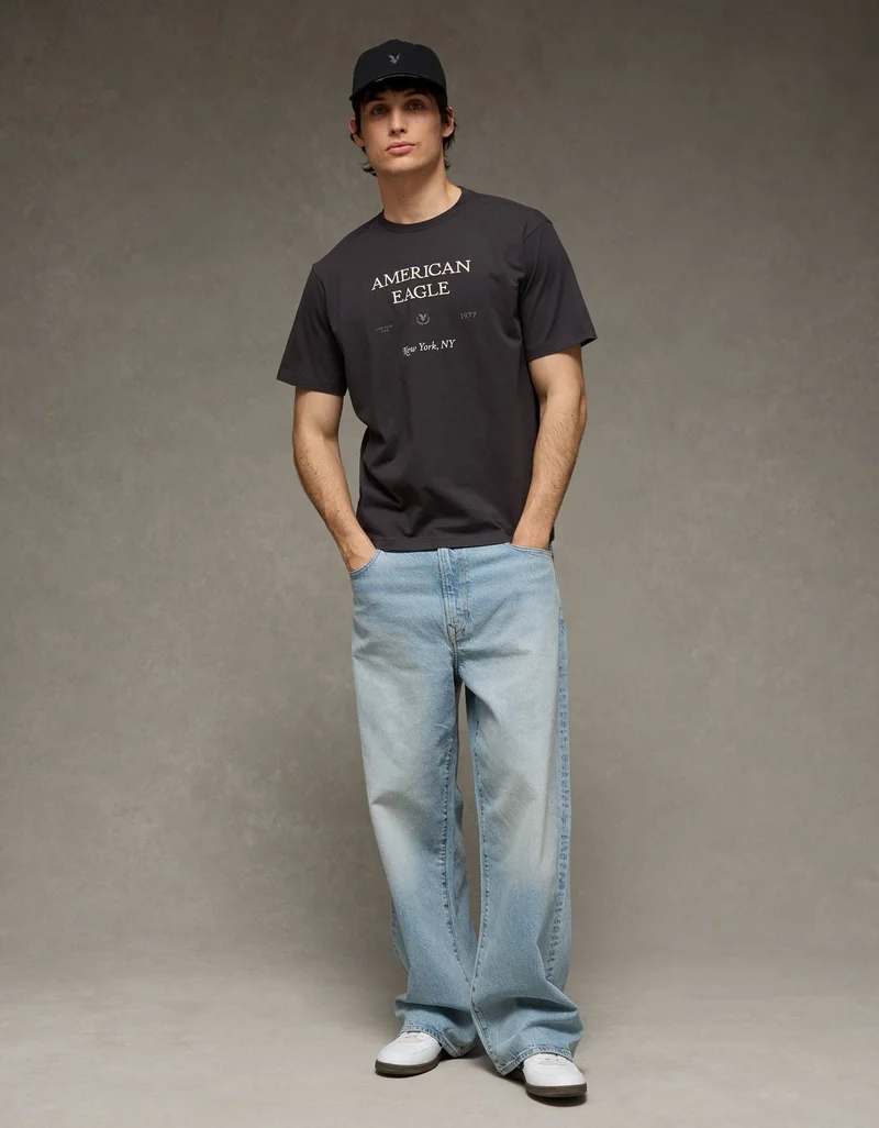 American Eagle  AE Logo Graphic T-Shirt for Men | Best Price UAE