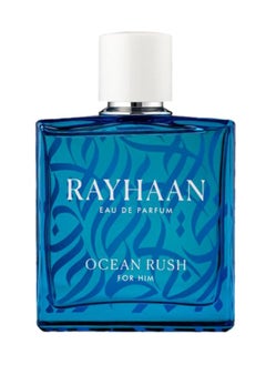 RAYHAAN Ocean Rush Eau De Parfum – Invigorating Aquatic & Woody Fragrance | Bergamot, Lavender,  and Musk Notes – Long-Lasting Perfume – 100ml  - Image 1