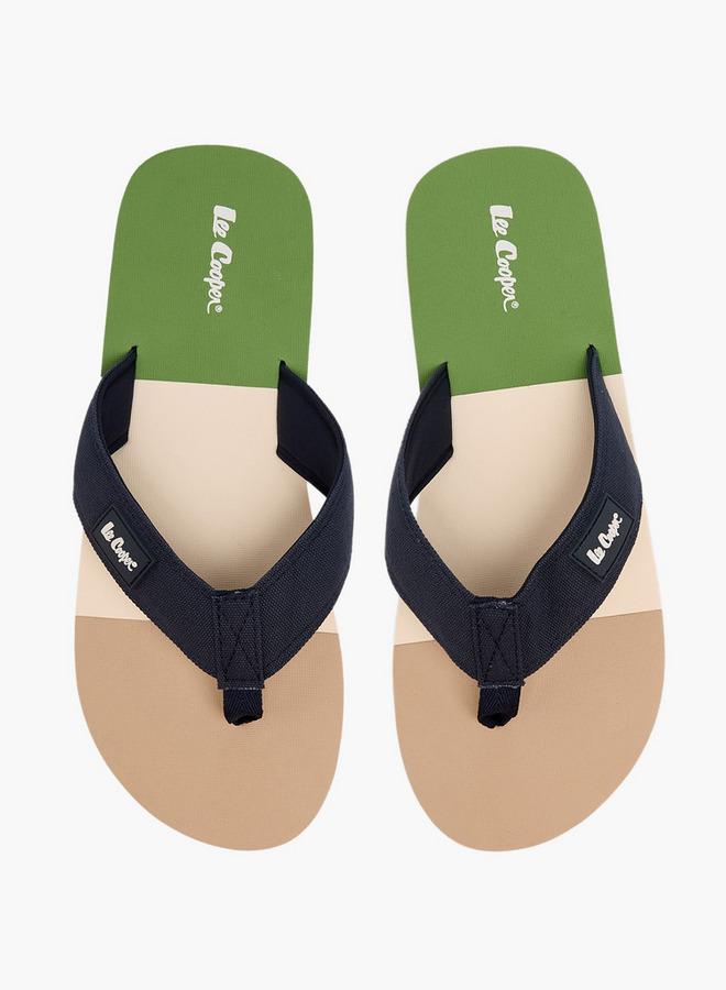 Lee Cooper Men Colourblock Flip Flops - Image 1