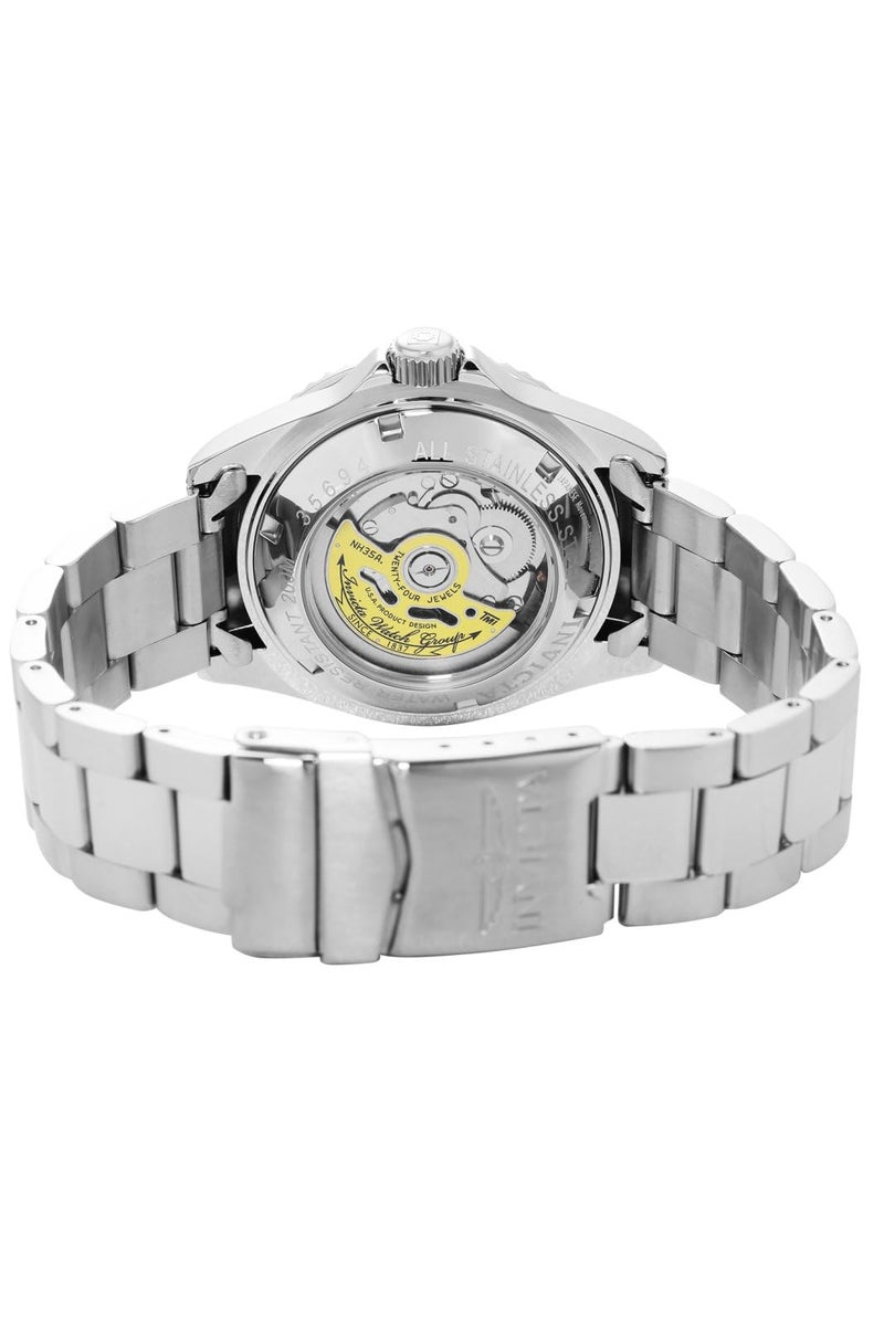 Invicta Men's Pro Diver 40mm Stainless Steel Automatic Watch, Silver (Model: 35694) - Image 4