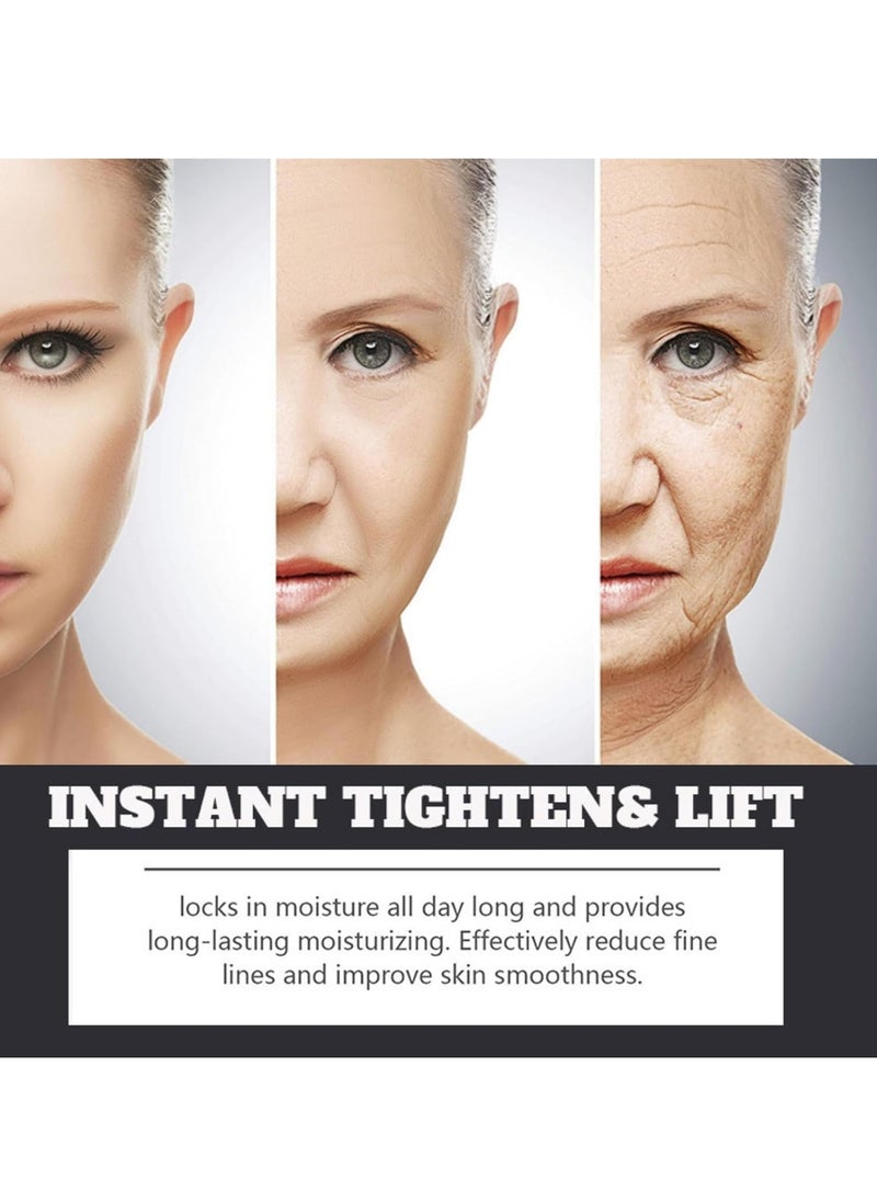 EELHOE - 2pcs Instant Lift Face Skincare Set, Anti-Aging Face Cream Tightener Skin, Facial Tightening & Lifting Lotion, Lifting Serum Cream Essential Oil, Neck Eye Tightening Lifting Serum, Skin Care Kit - Image 1