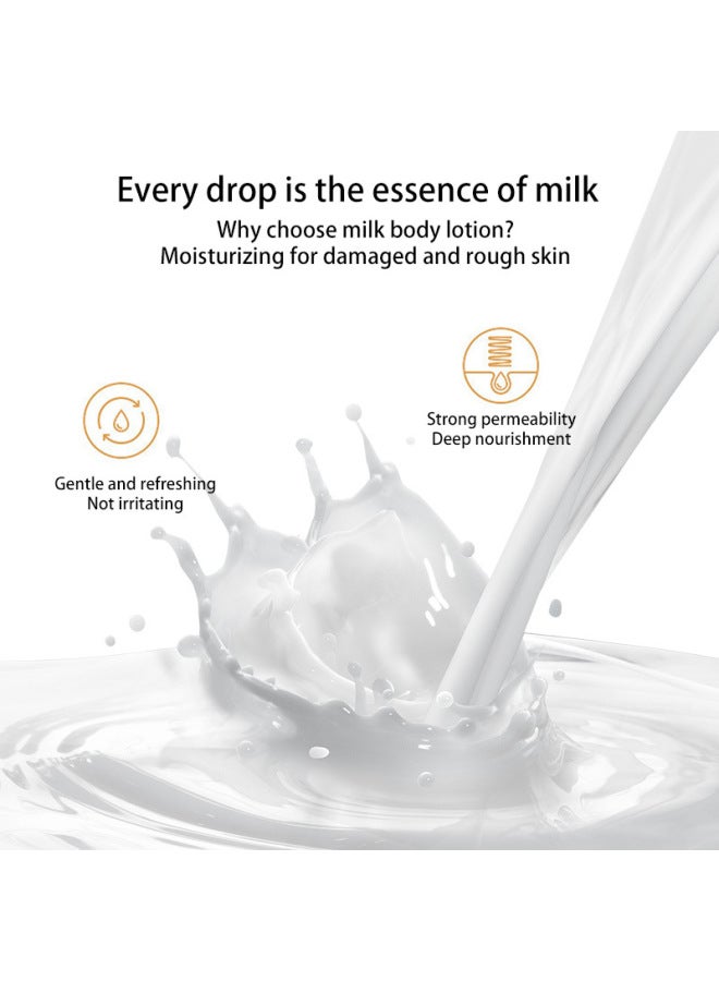 Yurhersu مرطب لوشن الجسم بالحليب المرطب المرطب المقوي لتليين البشرة - Image 3