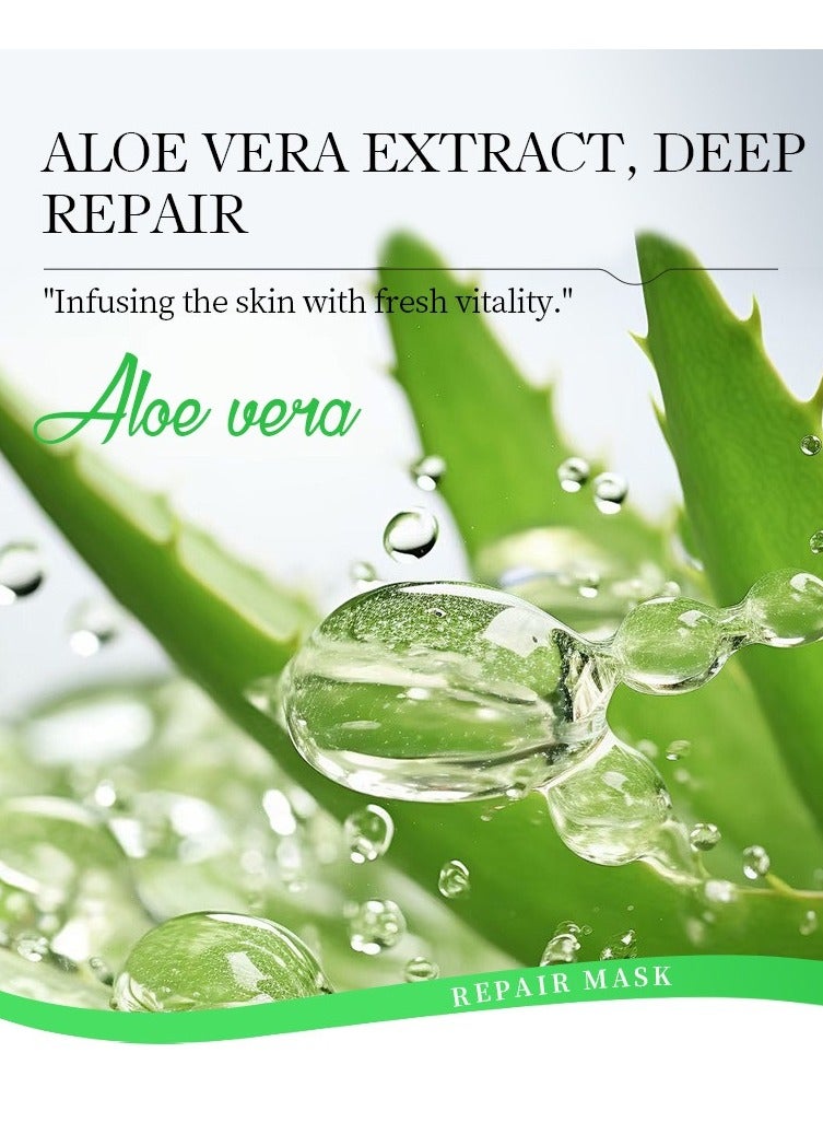 Kormesic 5pcs Aloe Vera Mask 25ml - Hydrating & Soothing - Image 3