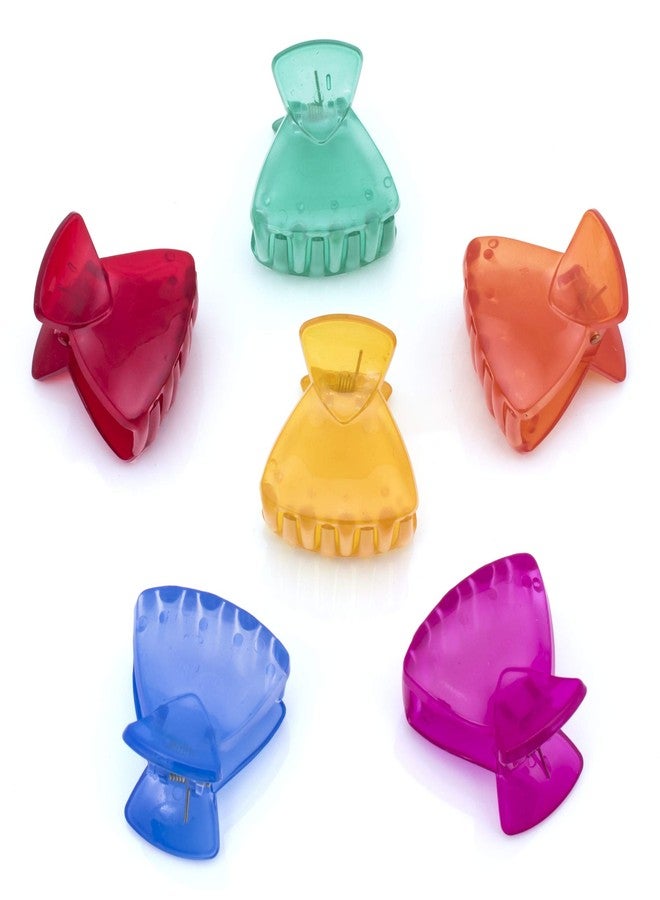 سوكهي مشابك شعر سوخي المذهلة على شكل فراشة، إكسسوارات شعر للنساء والفتيات (عبوة من 6 قطع) (المقاس: متوسط) (SKR70551) - Image 1