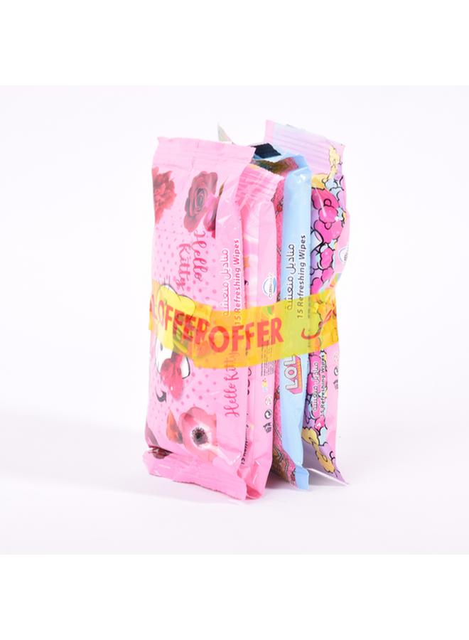 Gentle and Refreshing Wet Wipes Assorted Color 141661 - Image 1