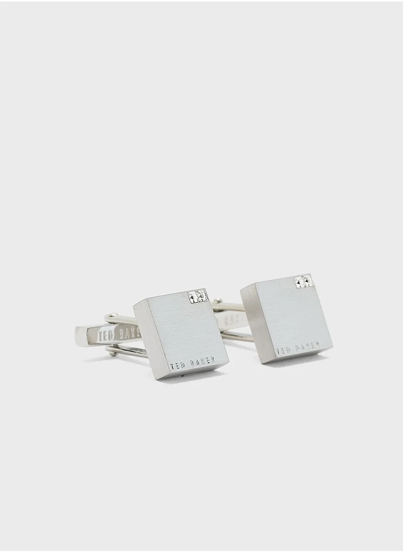 Ted Baker Cornerd Corner Crystal Block Cufflinks