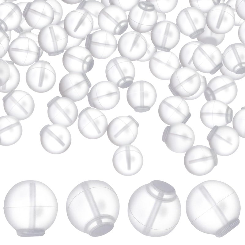 100 pcs Comfort Impenetrable Soft Safety Backs for Earrings Secure Clear Rubber Earring BacksMedicalGrade TPE Earring Back All Earrings Types65mmSame Material as Baby Pacifiers