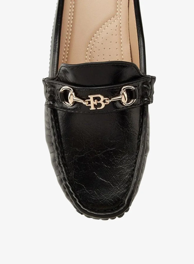 Flora Bella By Shoexpress Horsebit Detail Slip-On Mules