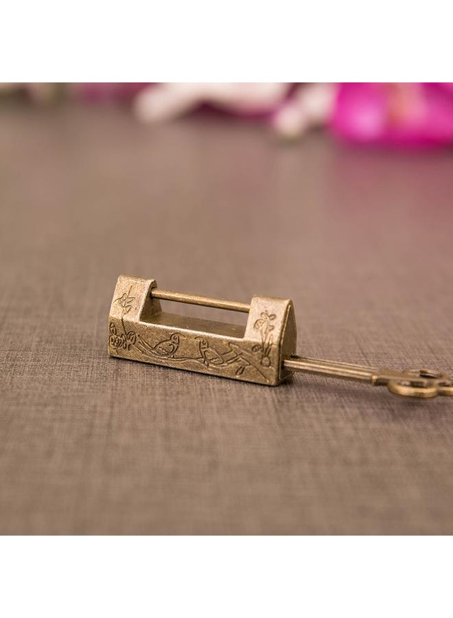 الأزرق جي دبليو أقفال العقعق العتيقة الصغيرة ، أقفال صغيرة ، أقفال الصناديق القديمة ، أقفال ، أقفال نحاسية قديمة ، أقفال أثاث قديمة - Image 3