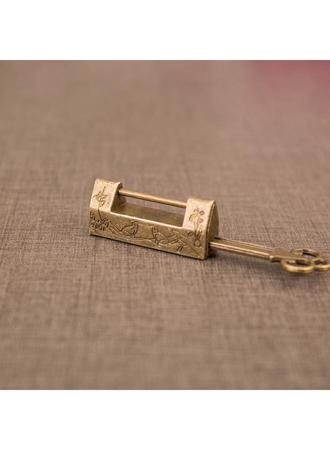 الأزرق جي دبليو أقفال العقعق العتيقة الصغيرة ، أقفال صغيرة ، أقفال الصناديق القديمة ، أقفال ، أقفال نحاسية قديمة ، أقفال أثاث قديمة - Image 4