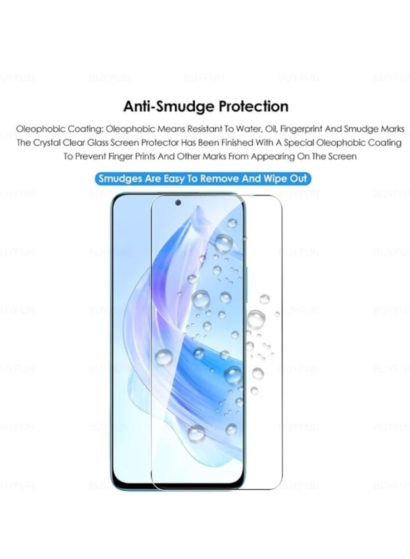 DUSALA Tempered Glass for Honor 90 UV Screen Protector Full Glue Edge-to-edge 3D Curved Tempered Glass Fingerprint Compatible Anti Scratch 9H hardness for Honor 90 - Image 2
