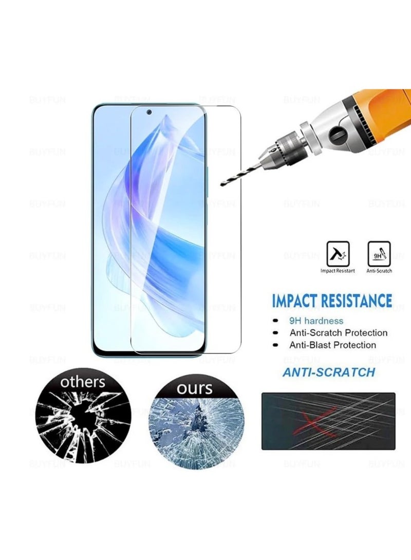 DUSALA Tempered Glass for Honor 90 UV Screen Protector Full Glue Edge-to-edge 3D Curved Tempered Glass Fingerprint Compatible Anti Scratch 9H hardness for Honor 90 - Image 5