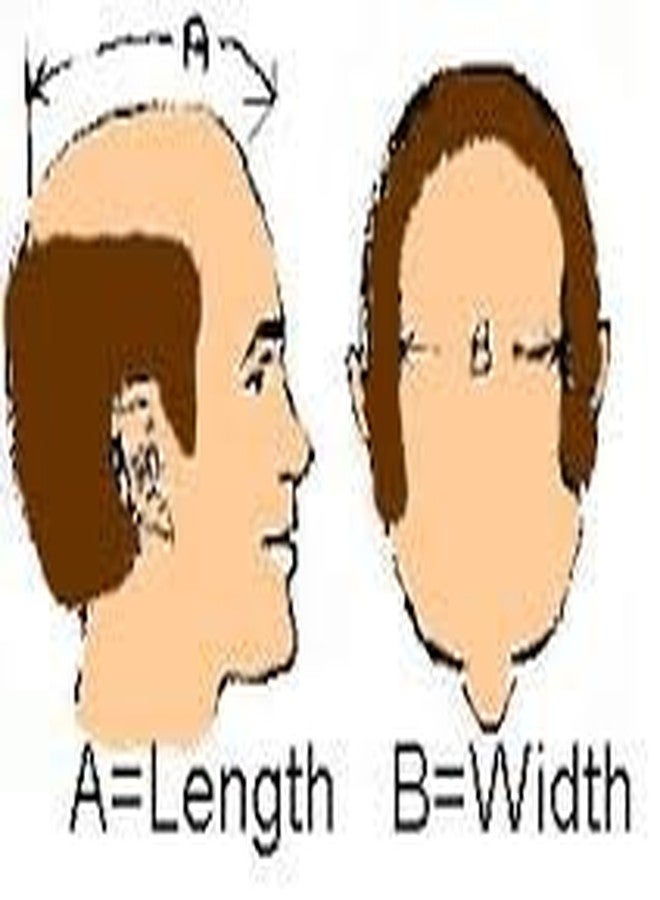 غلان شعر مستعار رجالي من GLAN مصنوع من شعر بشري أصلي، مقدمة من الدانتيل، لإطلالة طبيعية (10x7) - Image 2